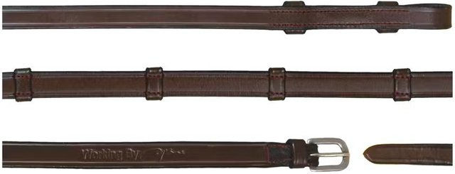 Produktbild von Dyon Working Collection Zügel Glattleder mit 7 Lederstegen