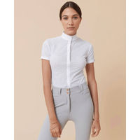 Produktbild von Dada Sport Turniershirt DA Helios Damen Reitshirt Kurzarm Weiß