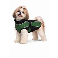 Produktbild von DAHLMANN Softshell Hundemantel Grün wasserabweisend mit Fleece gefüttert 45cm
