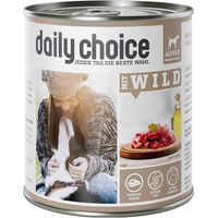 Produktbild von daily choice Hundefutter Adult Wild Stückchen in Sauce Getreidefrei Glutenfrei 6 x 800 g - 30 x 800 g
