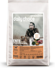 daily choice Hundefutter Ente Getreidefrei Adult 15 kg - 15 kg – Bild 1 von 6