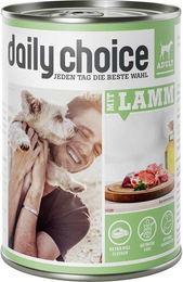 daily choice Hundefutter mit Lamm Stückchen in Sauce Adult getreidefrei glutenfrei 6 x 400 g - 6 x 400 g – Bild 1 von 2