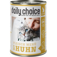 Produktbild von daily choice Katzen Nassfutter Huhn Adult Getreidefrei und Glutenfrei 6 x 400 g - 6 x 400 g