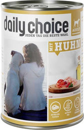 daily choice Katzenfutter Huhn Stückchen in Sauce für Adult, getreidefrei und glutenfrei, 6 x 400 g - 6 x 400 g – Bild 1 von 2