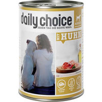 Produktbild von daily choice Katzenfutter Huhn Stückchen in Sauce für Adult, getreidefrei und glutenfrei, 6 x 400 g - 6 x 400 g