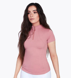 Damen Base Layer Funktionsshirt Blossom Kurzarm Rosa XXS – Bild 1 von 1