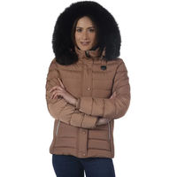 Produktbild von Damen Daunenjacke Flags&Cup Sarnia Braun Größe L