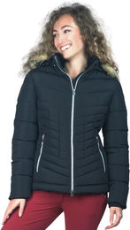 Produktbild von Damen-Daunenjacke Flags&Cup Wasilla Schwarz Größe S