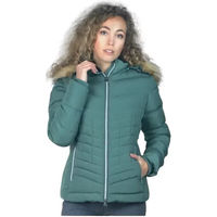 Produktbild von Damen Daunenjacke Flags&Cup Wasilla Winterjacke aus Polyester Grün Größe XS