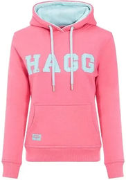 Produktbild von Damen-Hoodie Hagg aus Baumwolle in Rosa Größe M