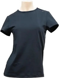 Damen T-Shirt Flags&Cup Casoria Sommer Blau Schwarz Größe M – Bild 1 von 1