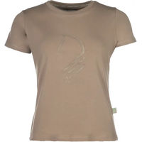 Produktbild von Damen T-Shirt Lauria Garrelli Amalfi Horse Head in Grau oder Beige Größe XXL