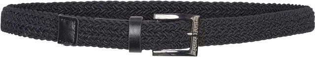 Damengürtel Euro-Star Classical Lurex aus Leder in Schwarz 95 cm – Bild 1 von 3