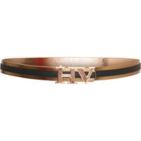 Produktbild von Damengürtel HV Polo Isabelle aus Kunstleder in Braun mit Gold in 85 cm