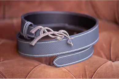 Produktbild von Damengürtel Pénélope Signature aus Leder in Blau 85 cm