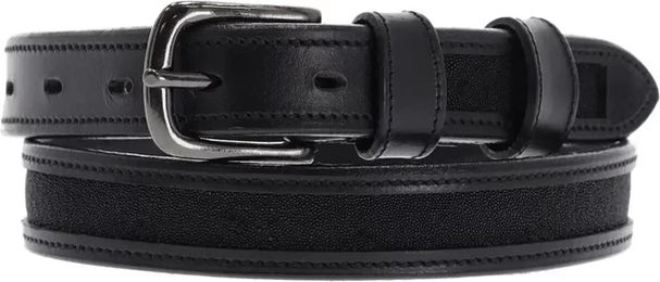 Produktbild von Damengürtel QHP Zahra aus Leder in Schwarz 65 cm