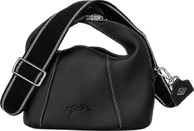 Damenhandtasche Pénélope Agathe aus Leder in Braun oder Schwarz – Bild 1 von 1