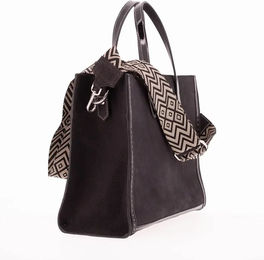 Produktbild von Damenhandtasche Pénélope Romane aus Leder in Schwarz oder Braun 35x25x13 cm