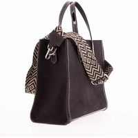 Produktbild von Damenhandtasche Pénélope Romane aus Leder in Schwarz oder Braun 35x25x13 cm