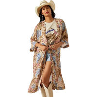 Produktbild von Damenmantel Ariat Flora Duster Braun Bunt aus Polyester