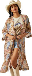 Produktbild von Damenmantel Ariat Flora Duster Braun Bunt aus Polyester