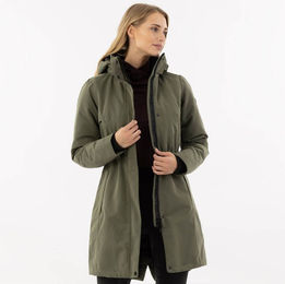 Damenmantel Fleur Beetle Grün Waterproof Herbst/Winter Größe L – Bild 1 von 1