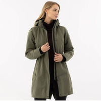 Produktbild von Damenmantel Fleur Beetle Grün Waterproof Herbst/Winter Größe L