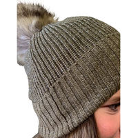Produktbild von Damenmütze Flags&Cup Ida Winter Mütze für Damen in Grau Silber Grün