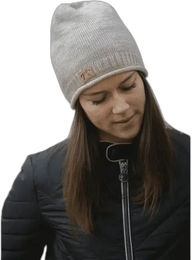 Damenmütze Pénélope Nouki aus Polyester in Beige oder Grau – Bild 1 von 1