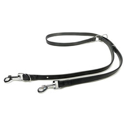 Produktbild von Das Lederband Hunde Führleine Granada aus Leder in Schwarz