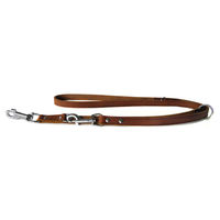 Produktbild von Das Lederband Hunde Führleine Kastanie aus Leder 200 cm x 22 mm