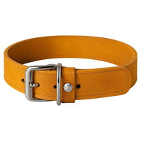 Produktbild von Das Lederband Hundehalsband Weinheim Yellow Leder Gelb 52 cm x 40 mm