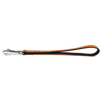 Produktbild von Das Lederband Hundekurzführer Granada aus Leder in Braun und Schwarz