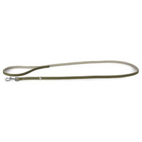Produktbild von Das Lederband Hundeleine Amsterdam Capers/Grey Leder Grau Grün