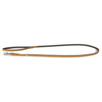 Produktbild von Das Lederband Hundeleine Amsterdam Caramel/Lava aus Leder in Braun und Grau