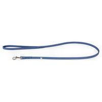 Produktbild von Das Lederband Hundeleine Cannes Saphire Blau aus Leder 110 cm