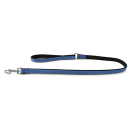 Produktbild von Das Lederband Hundeleine Firenze Leder Blau 130 cm 10 mm