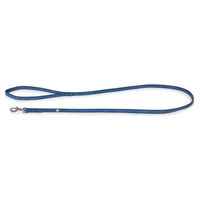 Produktbild von Das Lederband Hundeleine Toronto Jeans Blau aus Leder 130 cm