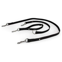 Produktbild von Das Lederband Universal Hundeleine Schwarz 235 cm 22 mm