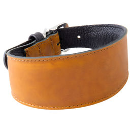 Das Lederband Windhundhalsband Vancouver Maroon/Black aus Leder, Länge 57 cm, Breite 45 mm – Bild 1 von 1