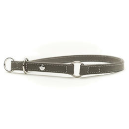 Das Lederband Würger mit Stop Amsterdam in Lava/Lava aus Leder mit 25 cm Länge und 25 mm Breite – Bild 1 von 1