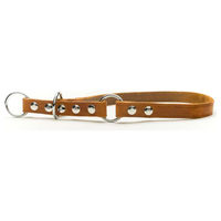 Produktbild von Das Lederband Zughalsband Erziehungshalsband Stop Weinheim Maroon Leder Braun 40 cm
