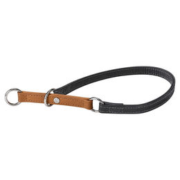 Das Lederband Zughalsband Stop Amsterdam Leder Caramel/Lava 55 cm – Bild 1 von 1