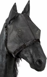 Daslö Fliegenmaske für Ponys aus Polyester in Schwarz – Bild 1 von 2