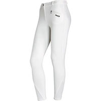 Produktbild von Daslo Reithose Damen 4-Jahreszeiten Wettkampfhose mit Mid Grip Weiß Größe 42