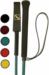 Daslo Synthetische Mantelpeitsche mit Handschlaufe aus Kunststoff in Braun oder Schwarz – Bild 1 von 2