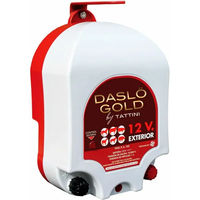 Produktbild von Daslö Tattini Weidezaungerät Gold mit Doppelstromversorgung 12-220V aus Kunststoff