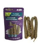 Produktbild von DAUERKAUER Fischkauer Dorschwürstchen Monoprotein Kausnack für Hunde 108 g
