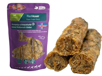 Produktbild von DAUERKAUER Island Rotbarsch-Rollen Monoprotein 180 g - 180 g