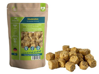DAUERKAUER Käsebrocken Belohnungssnack für Hunde und Katzen 50 g - 50 g – Bild 1 von 4